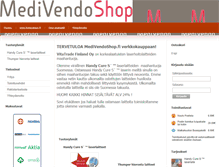 Tablet Screenshot of medivendoshop.fi
